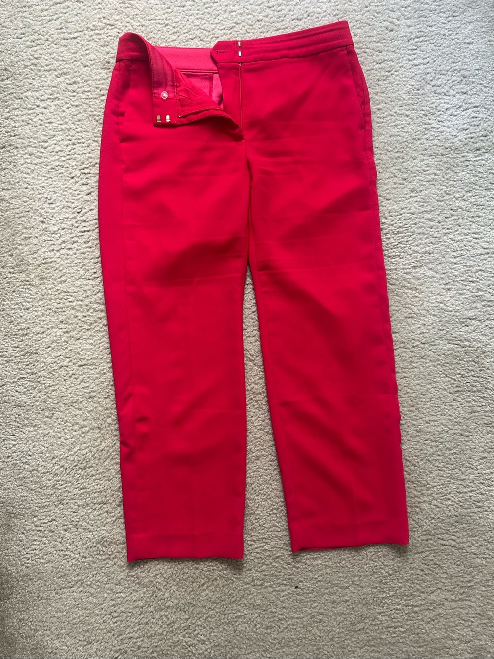 J.Crew women’s Red Crop Pants Size 8
